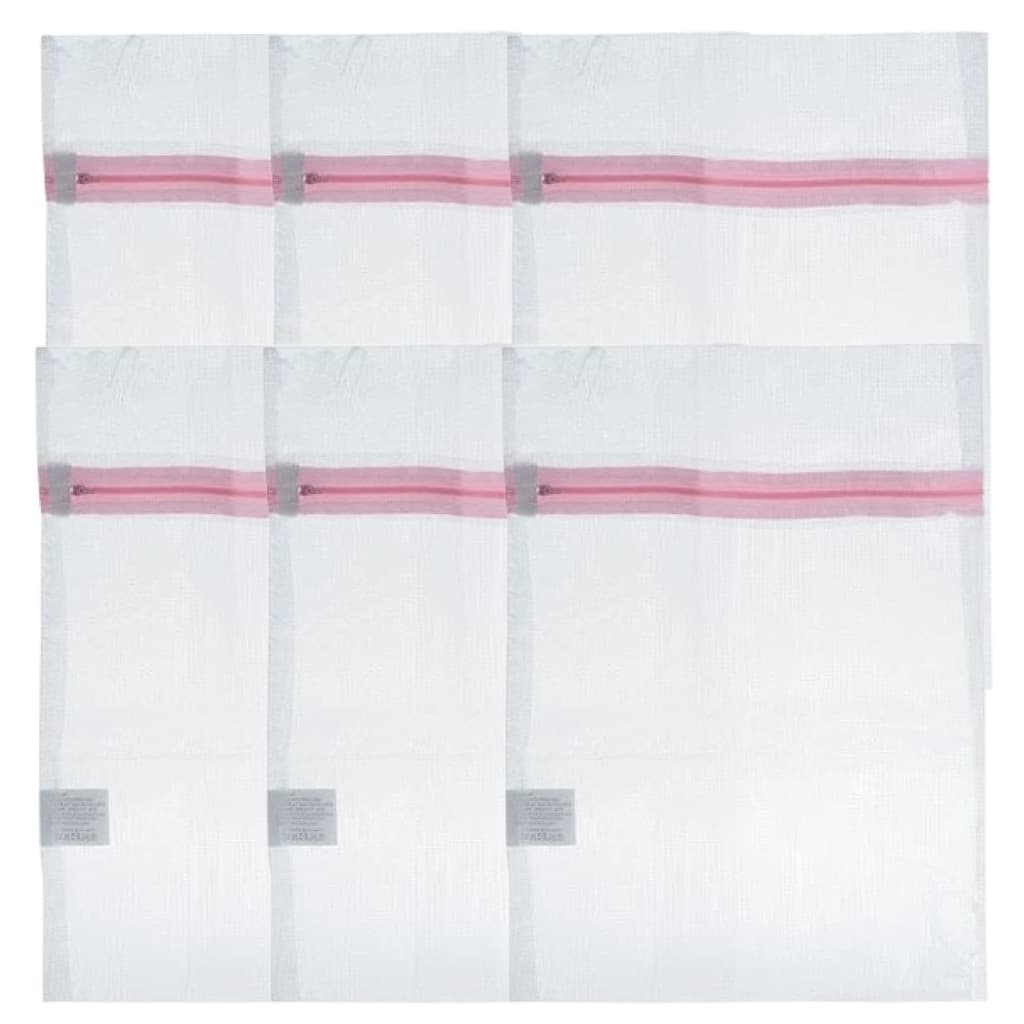 KIT C/6 SAQUINHOS TELADO P/LAVAR ROUPAS 50X60 GUARDAR ROUPAS LAVANDERIA OBJETOS CUIDADOS COM CASA