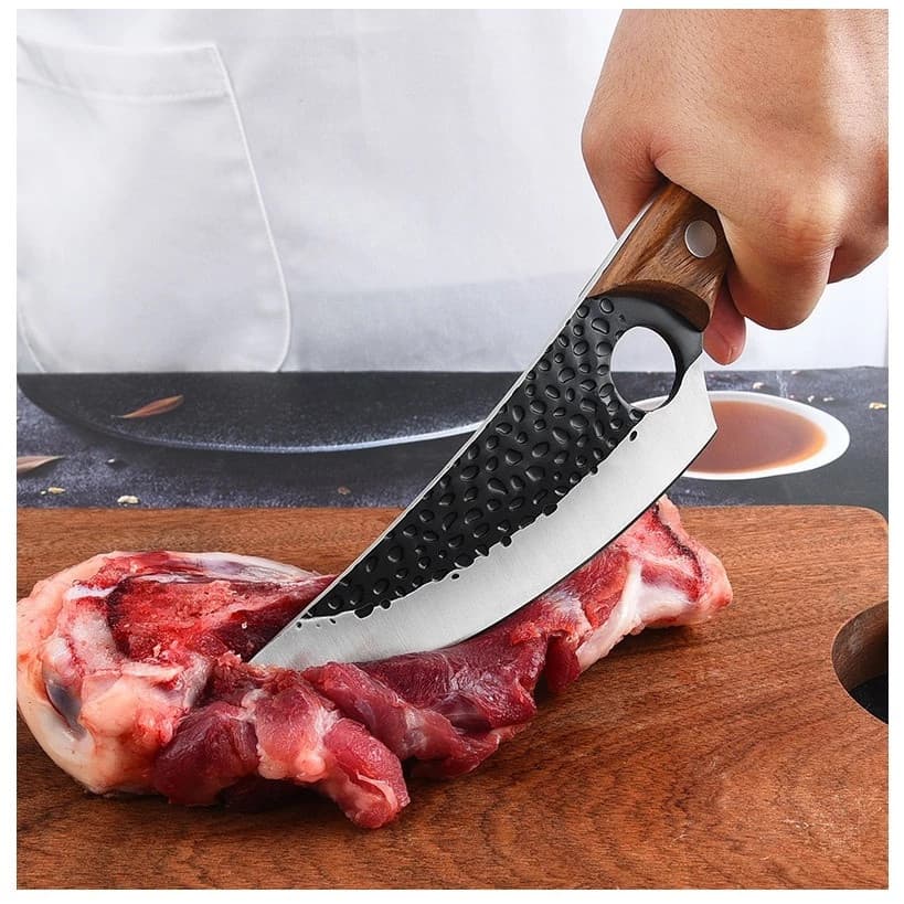 Faca Artesanal Afiada Bainha Cozinha Churrasco Churrasco Talheres Cozinha Canivete Corta Carne