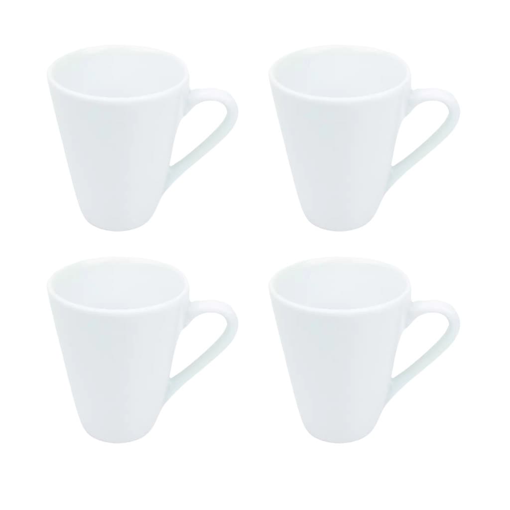 DIRETO DA FÁBRICA - Conjunto 4 Canecas 200ml em Porcelana