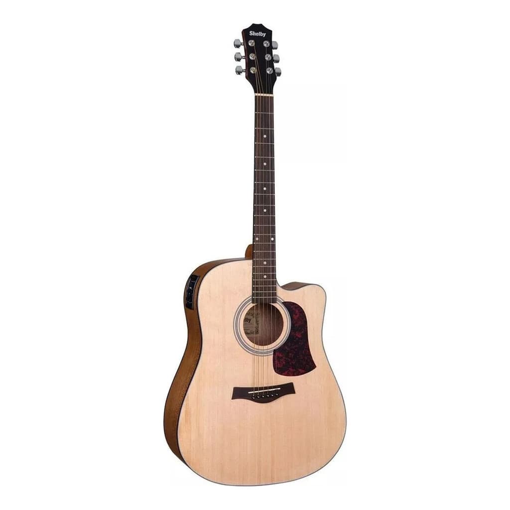 Violão Elétrico Sgd 193c Natural + Capa Luxo