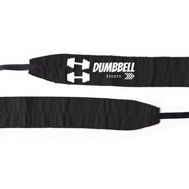 Munhequeira de pano preta - Dumbbell Sports