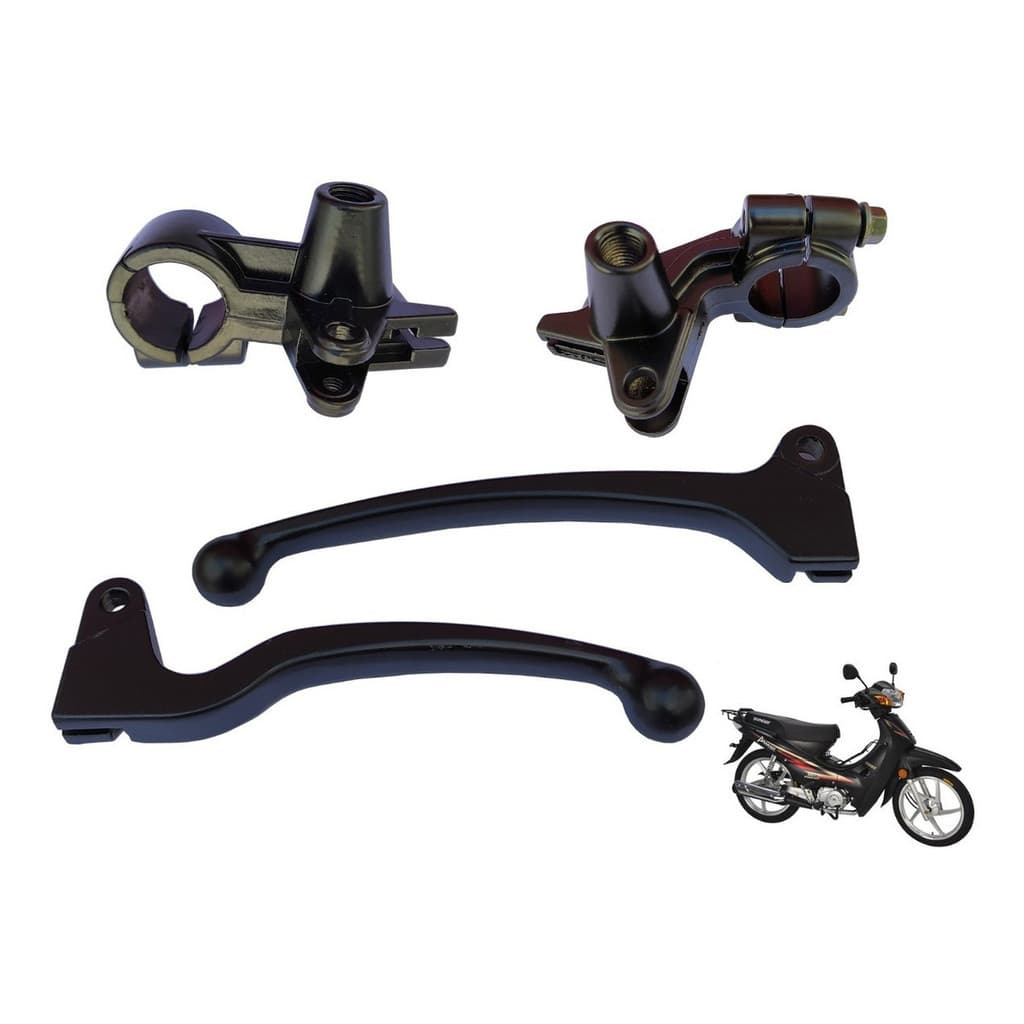 Kit manete maçaneta manicoto shineray phoenix fenix gold 50