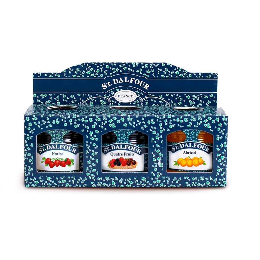 Kit Presente Mini Geleia Francesa Trio (Três Sabores) St Dalfour 84g
