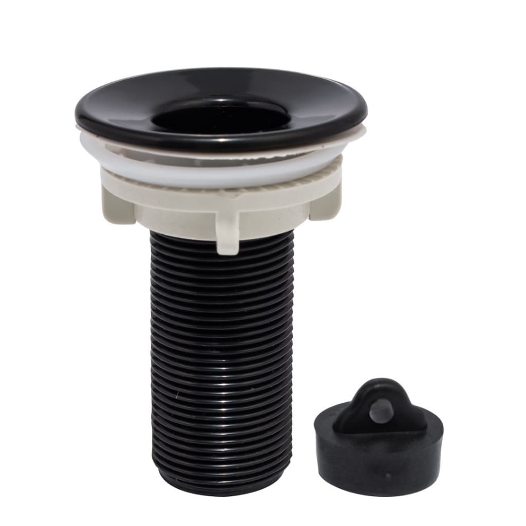 Valvula de Lavatório e Tanque PVC 7/8'' Preta