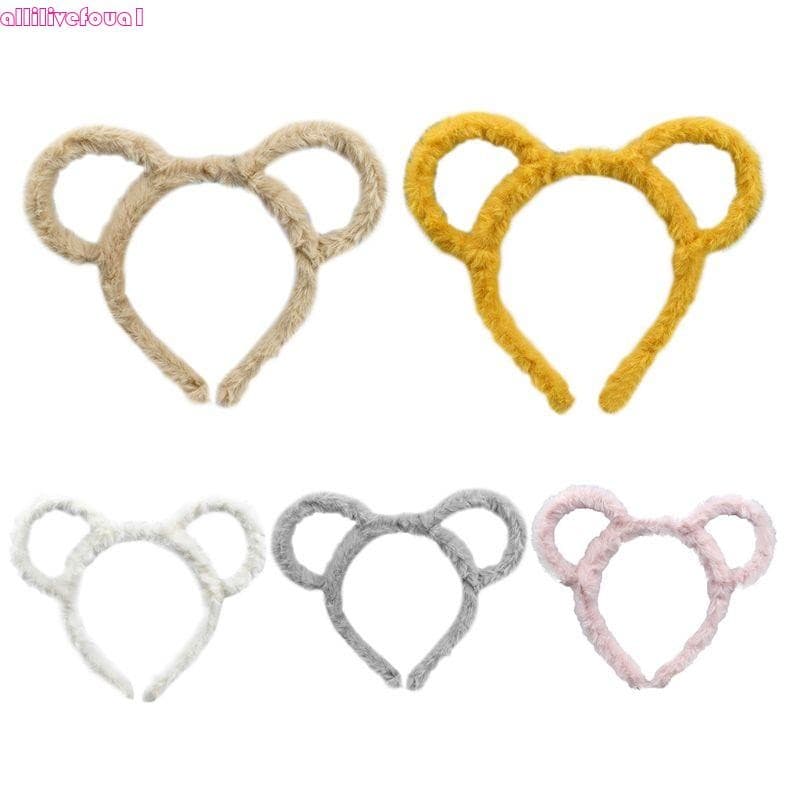 allilivefoua1 Tiaras Orelha Urso Feitas À Mão Animes Reuniões Tema Tirando Foto Headpiece