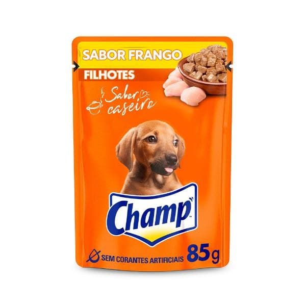 Ração Úmida Sache Champ Caes Filhotes Frango - 85g