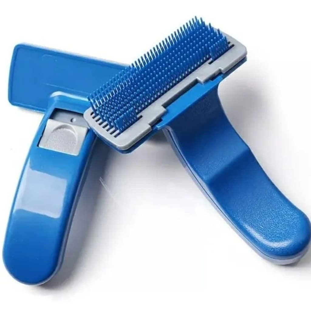 Rasqueadeira Escova Pet Profissional Remove Pelos Soltos e Nós