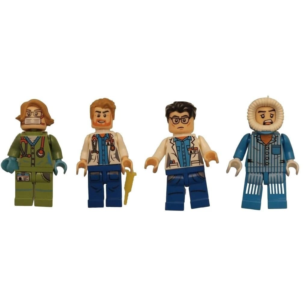 Boneco Bloco De Montar Resgate Médico - medical rescue
