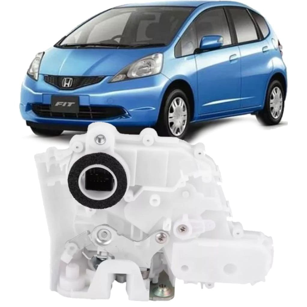 Fechadura Trava Eletrica Porta Honda Fit de 2009 À 2014 - Dianteira Esquerda