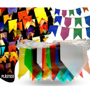 10m Bandeirola Bandeirinha Plástico Festa Junina Arraiá
