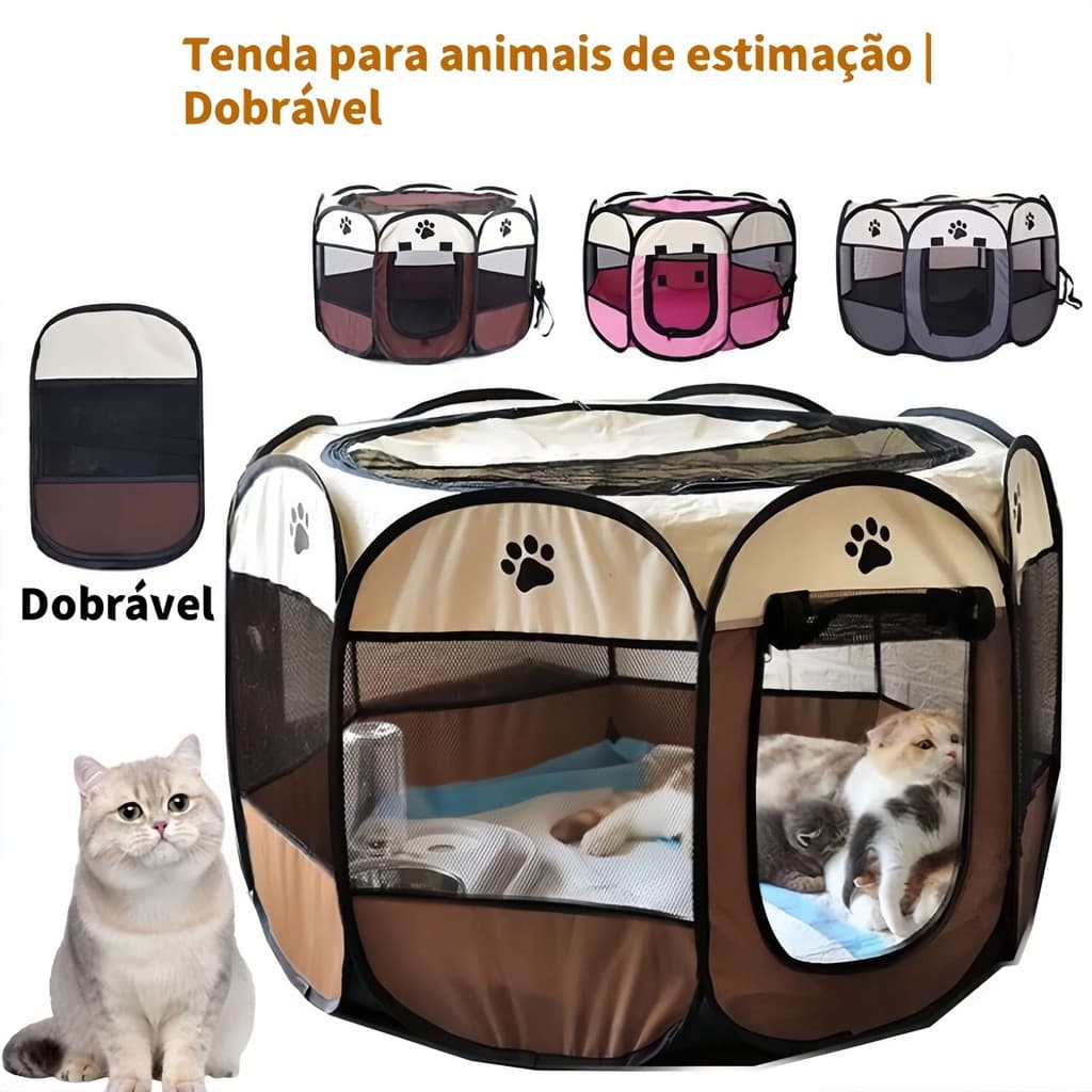 Tenda para gatos casa para animais de estimação cercadinho dobrável para cães gaiola cães cercadinho cachorro