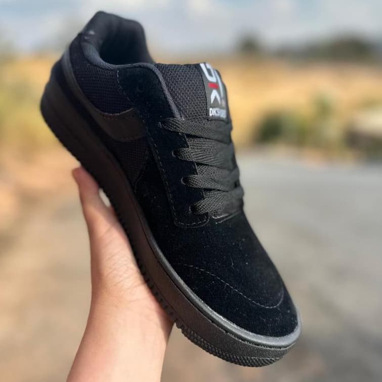 Tenis masculino DK skatista original street bmx causal confortavel do 35 ao 43 camurça