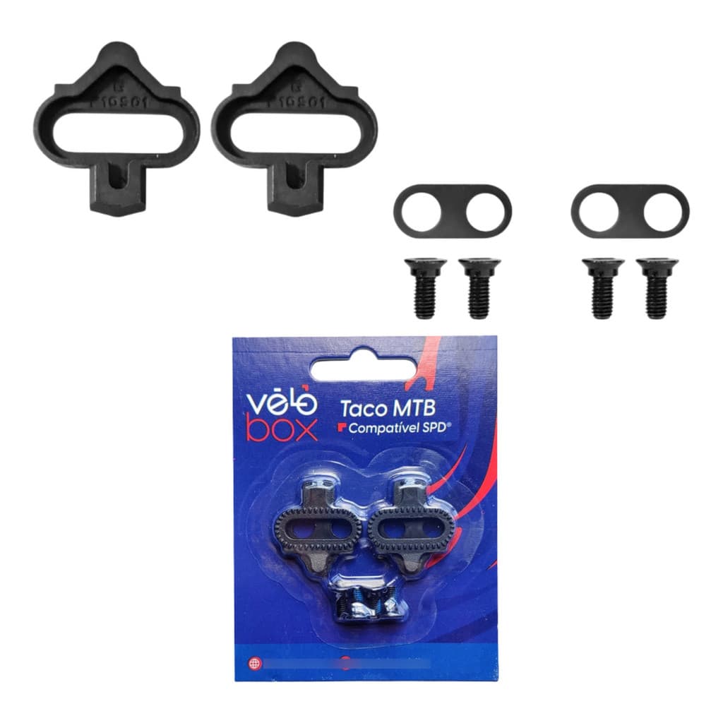 Taquinho Tacos Sapatilha Pedal Clip Encaixe Mtb Padrão Spd C
