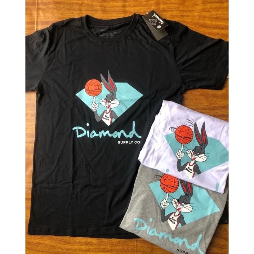 Camiseta Premium Masculina Algodão Diamond Pernalonga  Streetwear Lançamento 2023 Envio Imediato Dourado Store