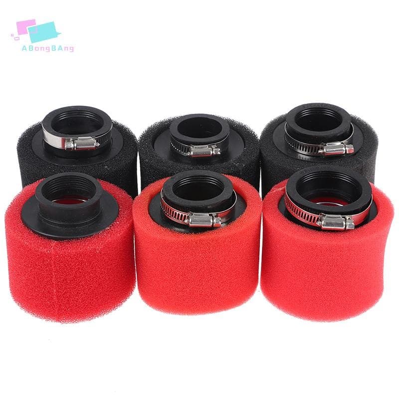 Abongbanghn Pescoço Reto Espuma Filtro De Ar Esponja Limpador Scooter Sujeira Pit Bike Motocicleta