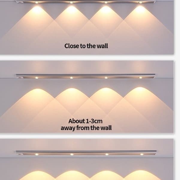 60CM Luz LED Sem Fio sensor De Inteligente Do Guarda-Roupa Quarto De Conveniência Carregamento 1