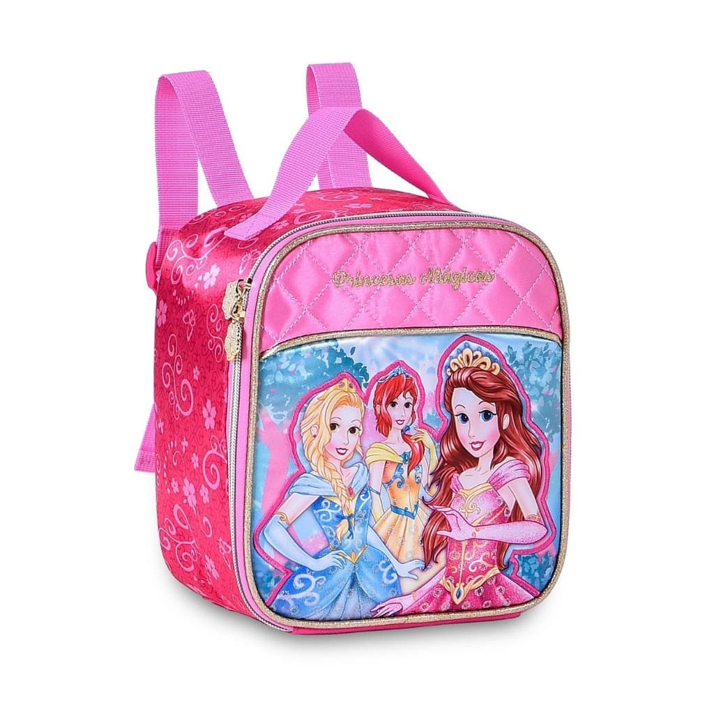 Lancheira Térmica Princesas Mágicas Disney Infantil Kids Escolar/Passeio - Clio