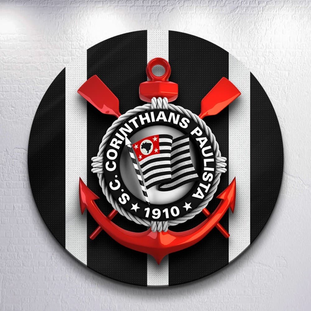 Painel Sublimado Capas Times Futebol Decoração Festa Estampa Infantil Redondo Mini ou Grande