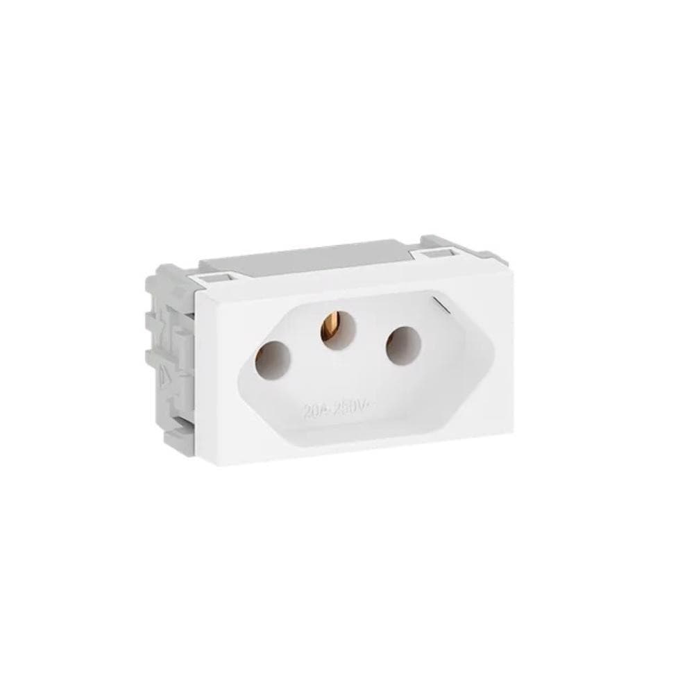 Módulo Tomada 20a / 10a Refinatto Branco 13799422