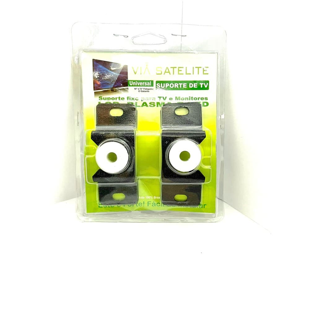 Suporte Universal fixo Para TV de LED LCD Para Painel e Parede Suporta de 10 ate 72 Polegadas