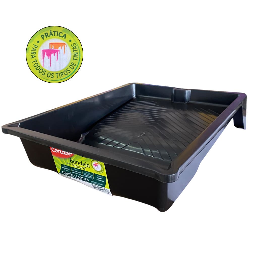 Bandeja Pintura Grande 2,85 Litros Preta 997 Condor