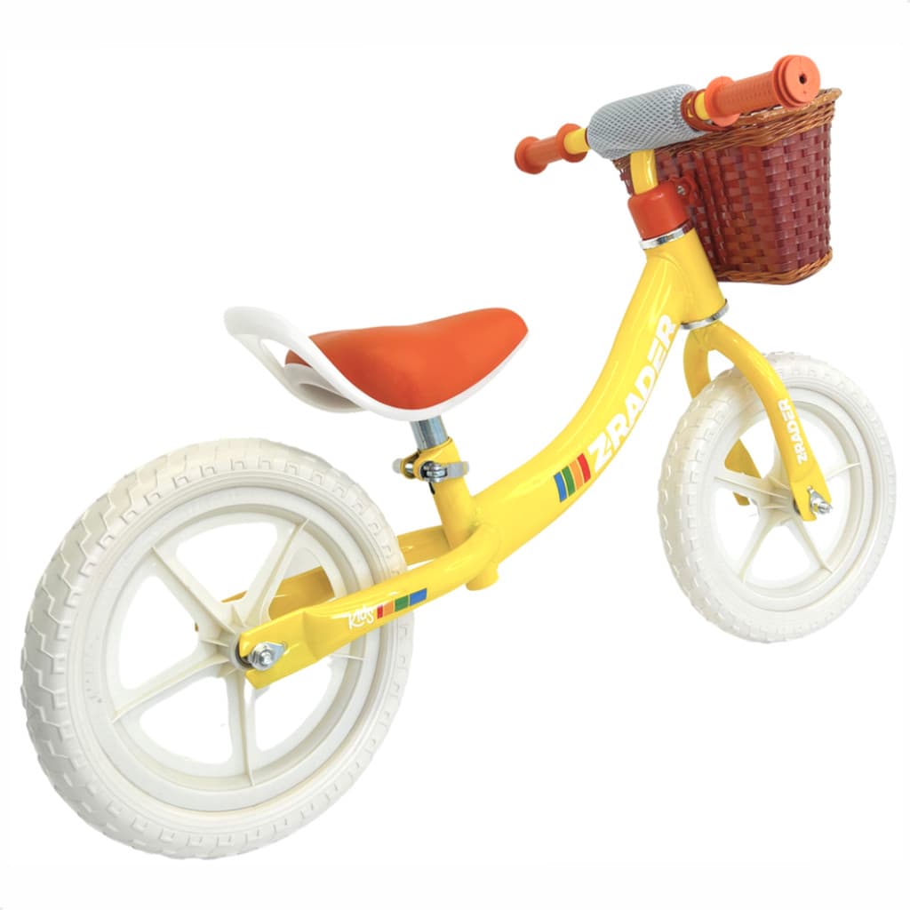 Bicicleta De Equilibrio Infantil Com Cestinha Bike Balance Sem Pedal Cesto Aro 12