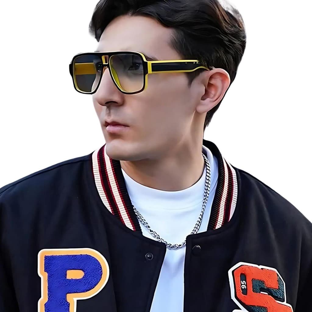 ÓCULOS DE SOL ESCURO ADULTO C/ PROTEÇÃO UV ESTILO INFLUENCER