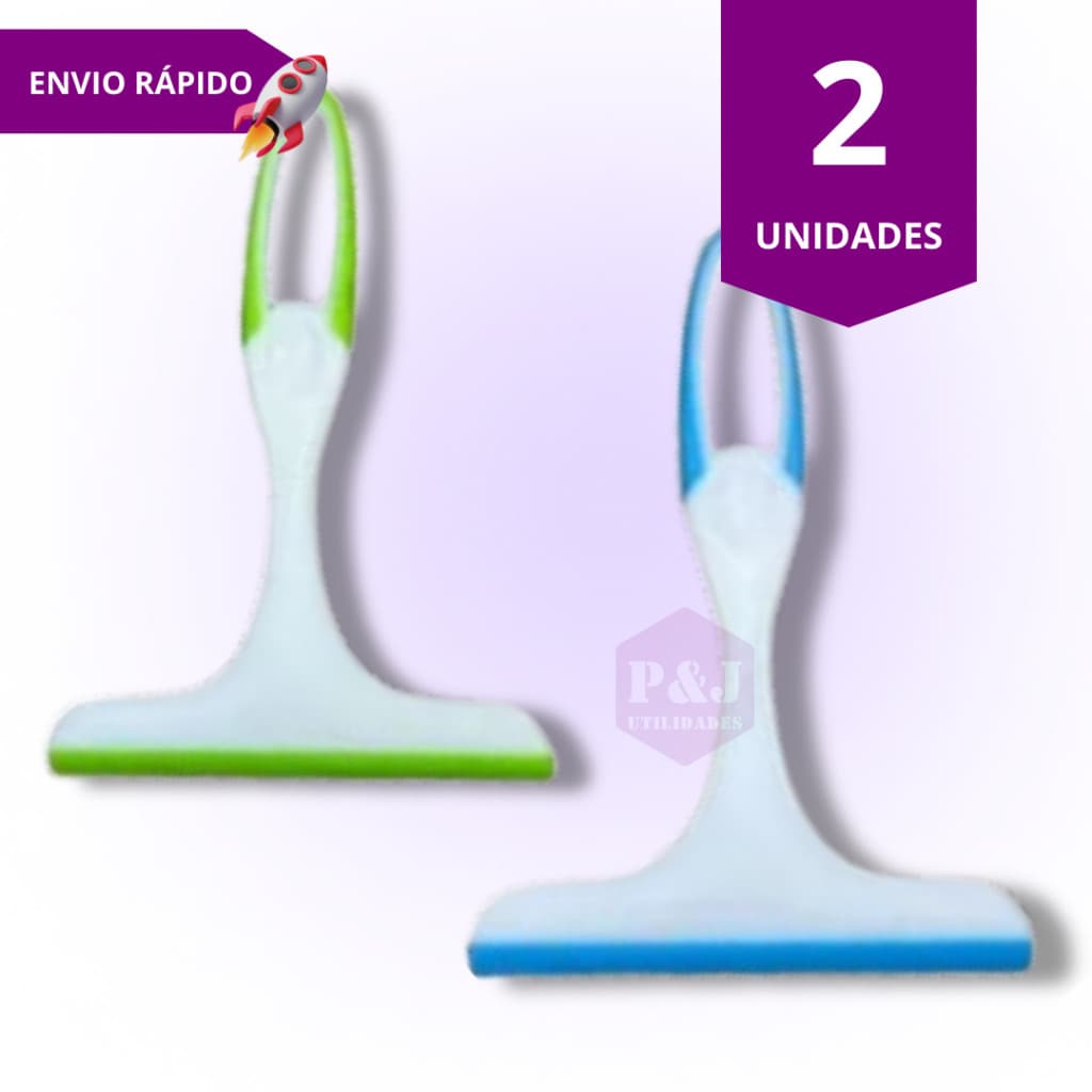 Kit 2 Mini Rodo Rodinho de Pia Cozinha Seca Pia Janela Piso Plástico 18cm