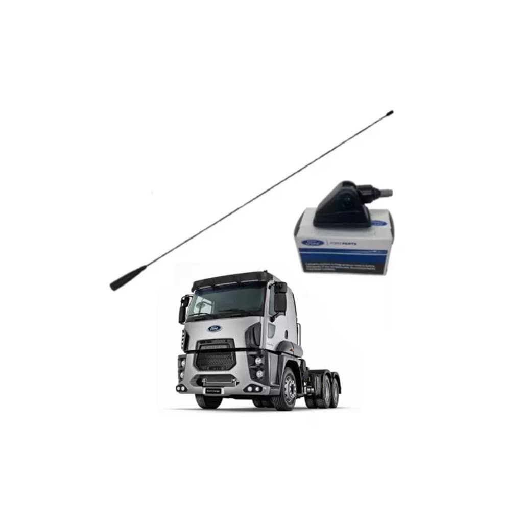 Antena Radio + Base Teto Ford Novo Cargo Extra Pesado 11/19