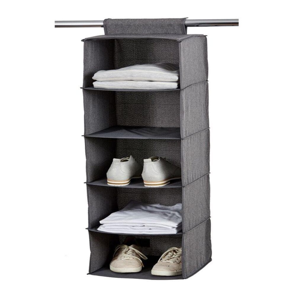 SAPATEIRA GUARDA ROUPA ARMARIO CABIDE ORGANIZADOR 5 PRATELEIRAS MULTIUSO CLOSET