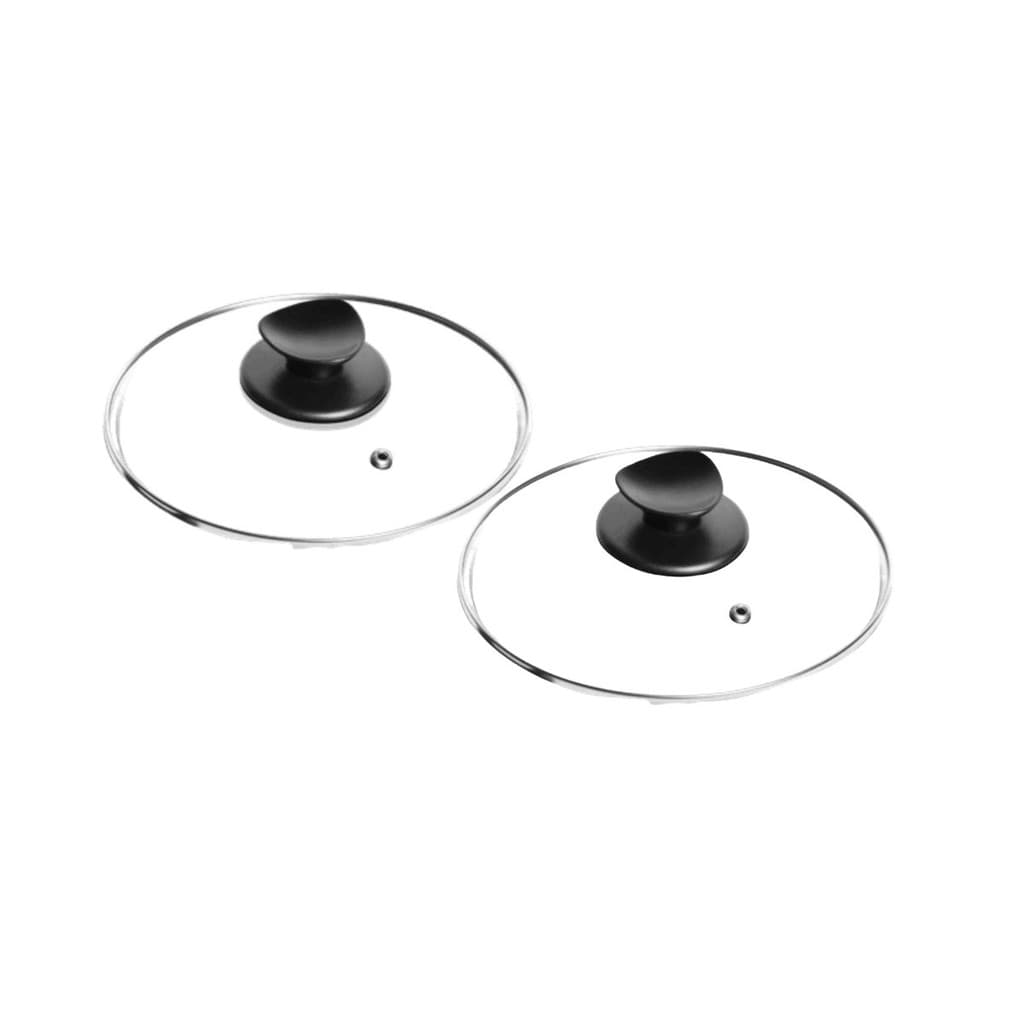 Kit 2 Tampas de Vidro 28 Cm Temperado Para Panelas E Frigideiras