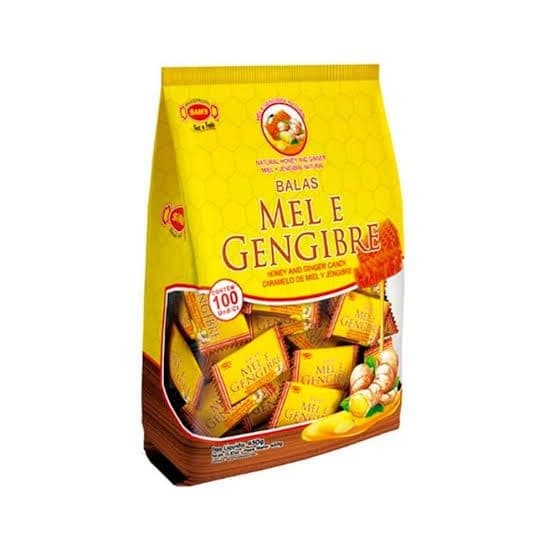 Bala Natural de Mel e Gengibre 450g - Simas