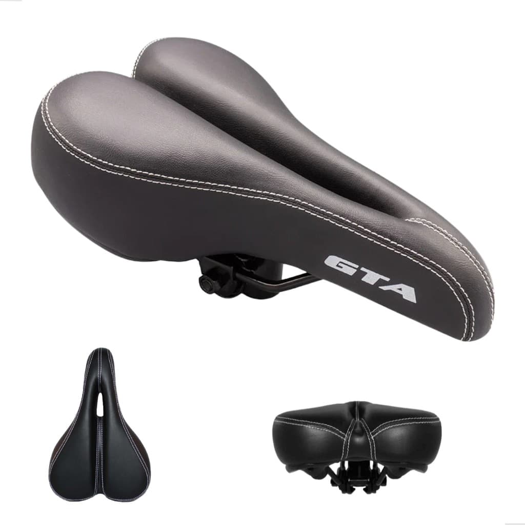 Assento Banco Selim Bike Spinning Vazado Confort Confortável Mtb Espuma Macio bicicleta