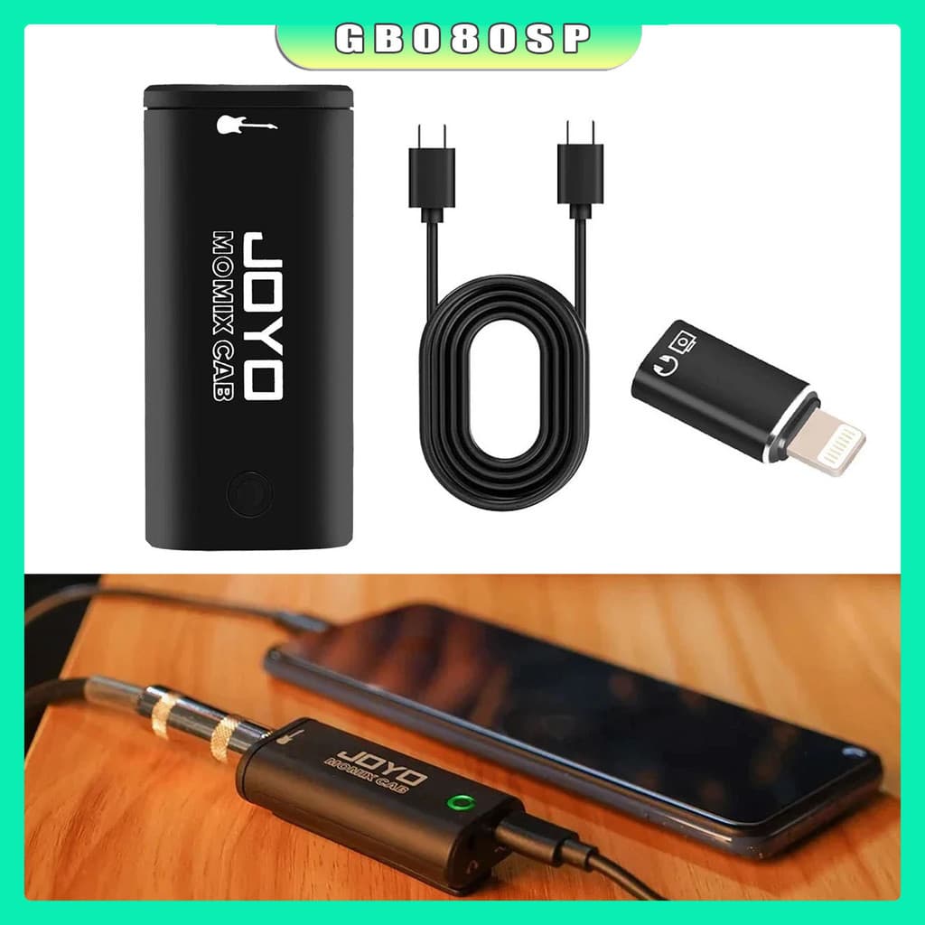 Placa De Som Usb Gravação De Fone De Ouvido Joyo Momix Cab Guitarra  Transmissão Ao Vivo Pronta Entrega