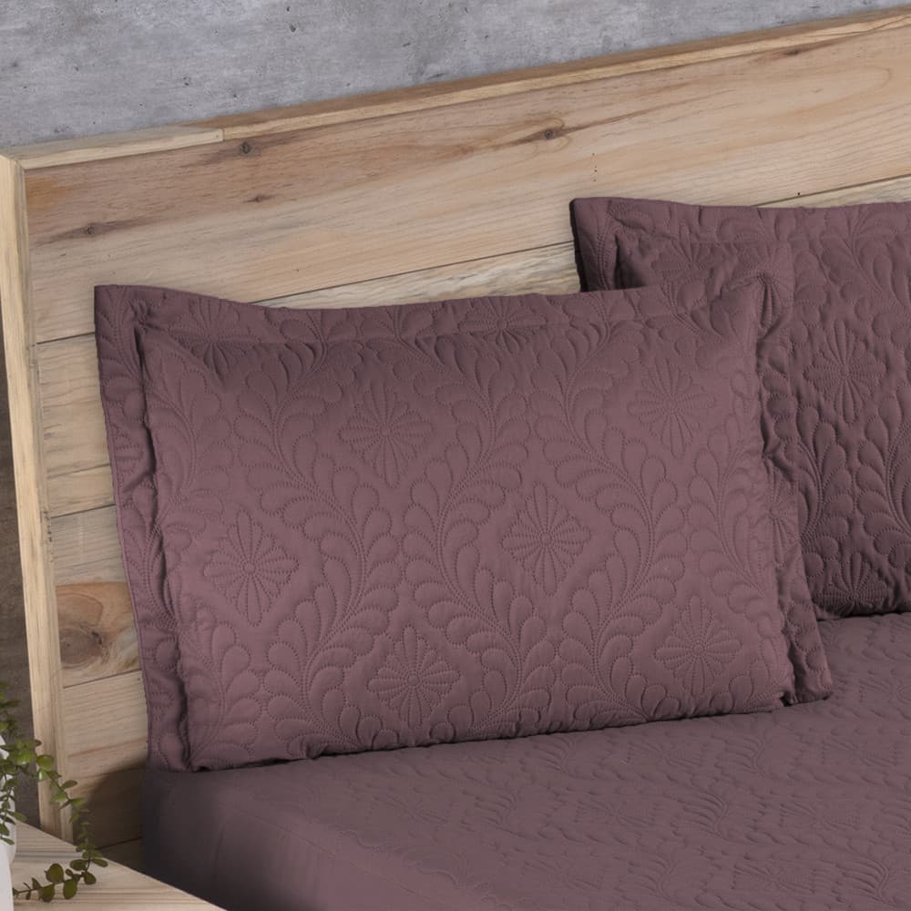 Kit 02 Porta Travesseiros Liso 65cm x 45cm Matelado Liso Elegance