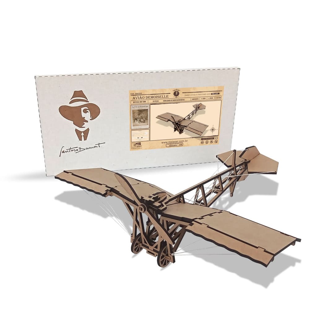 Avião Demoiselle Réplica em Miniatura