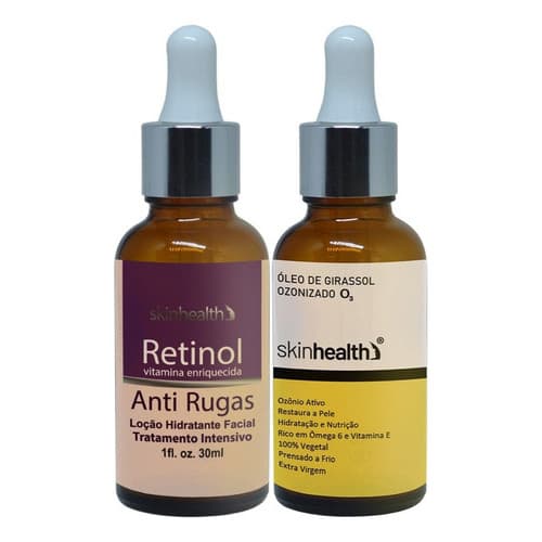 Retinol + Óleo De Girassol Ozonizado Suaviza Pele Skinhealth