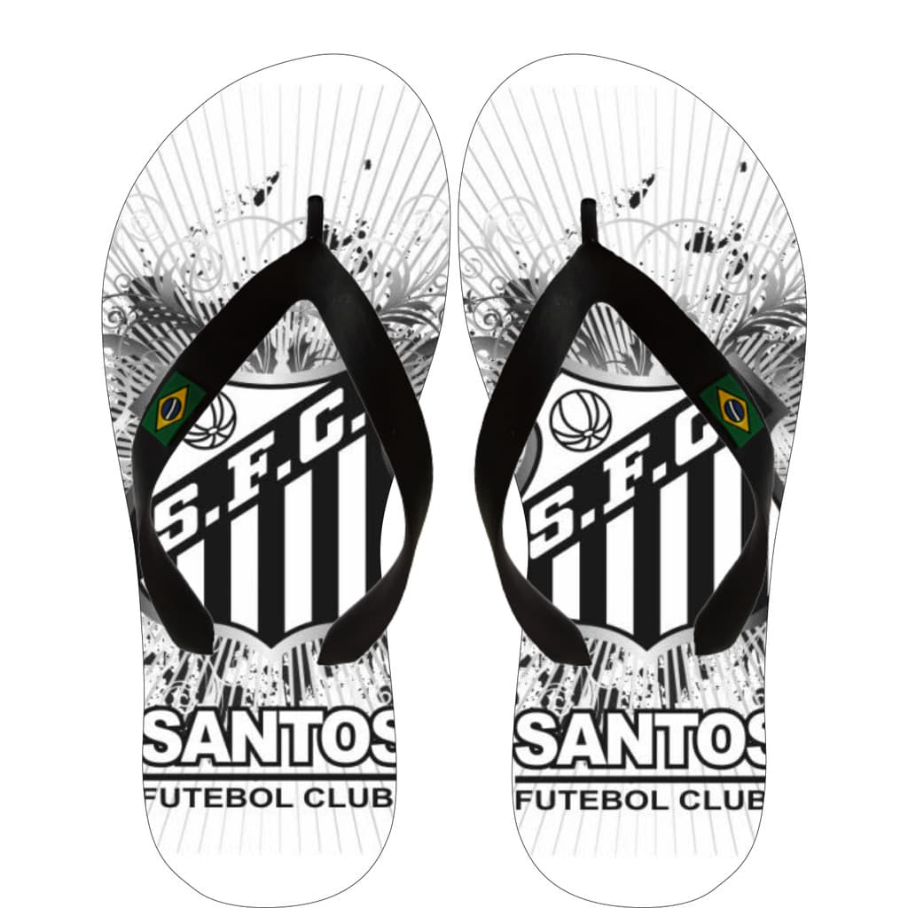 Chinelo Santos Personalizado Unissex Adulto e Infantil