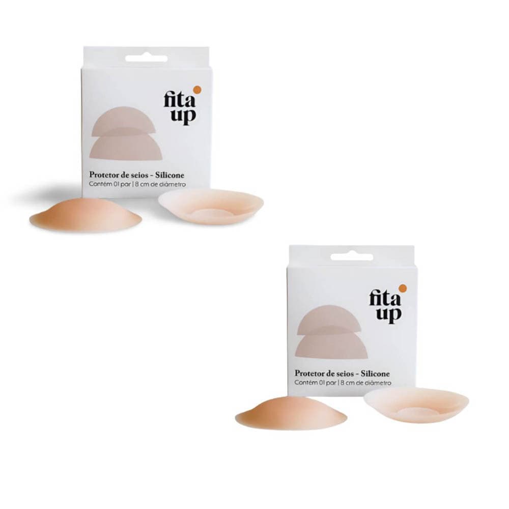 Kit 2 Protetor de Seios Tapa Mamilo Bico Caramelo - Fita UP