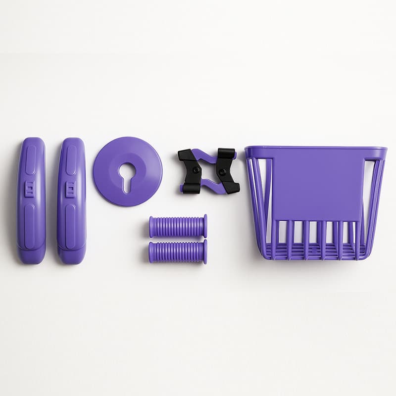 Kit De Montagem Para Bicicleta Infantil Aro 16 Cor Lilas ou Azul
