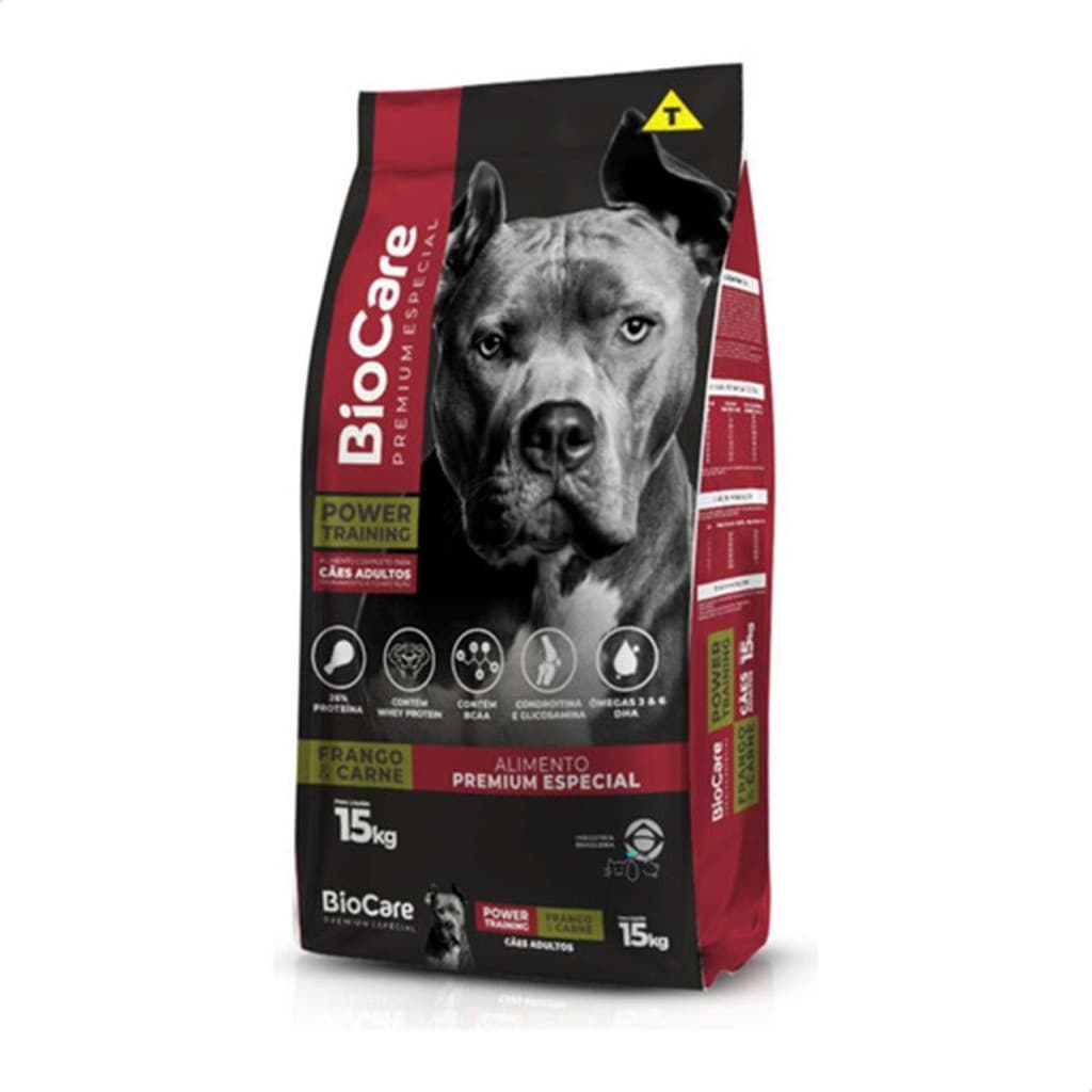 Ração Cachorro Adulto Premium 15kg Power Training 26% Proteí