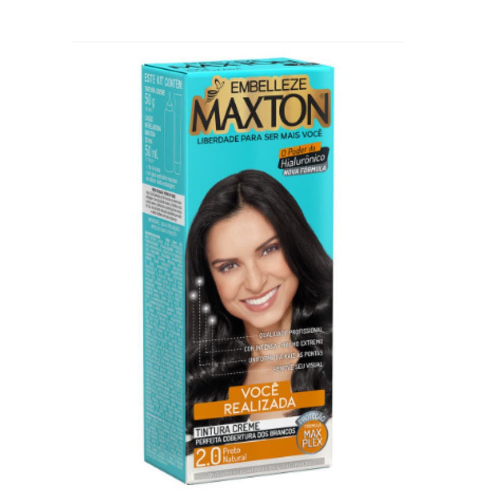 TINTA  MAXTON 2.0 PRETO NATURAL