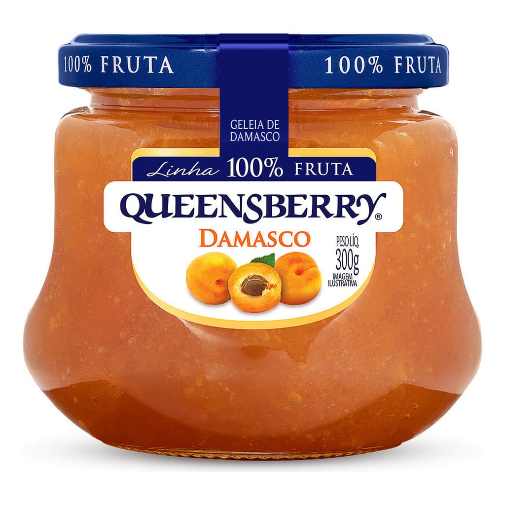 Geleia Queensberry 100% Fruta Damasco 320g