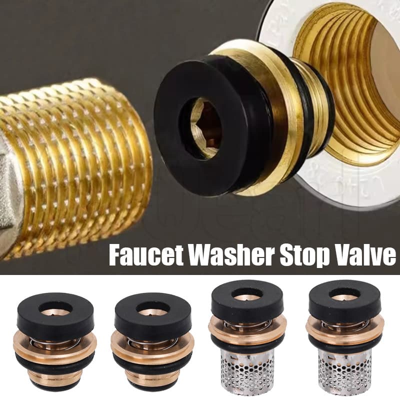 Válvula De Parada De Água De Torneira De Latão-Anel De Vedação Automática De Tubo-Acessório De Retenção De Refluxo-Preve