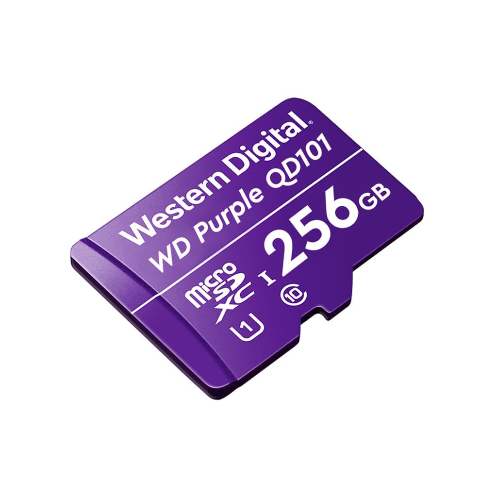 Cartao Micro SD 256GB 128TBW p/ Seguranca Eletronica