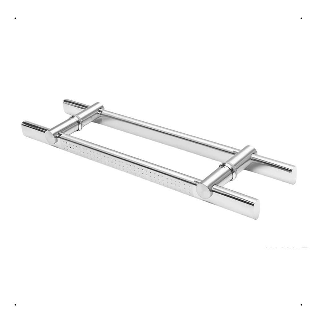 Puxador De Porta H 60cm Porta Portão Recartilhado Anti-marcas Par