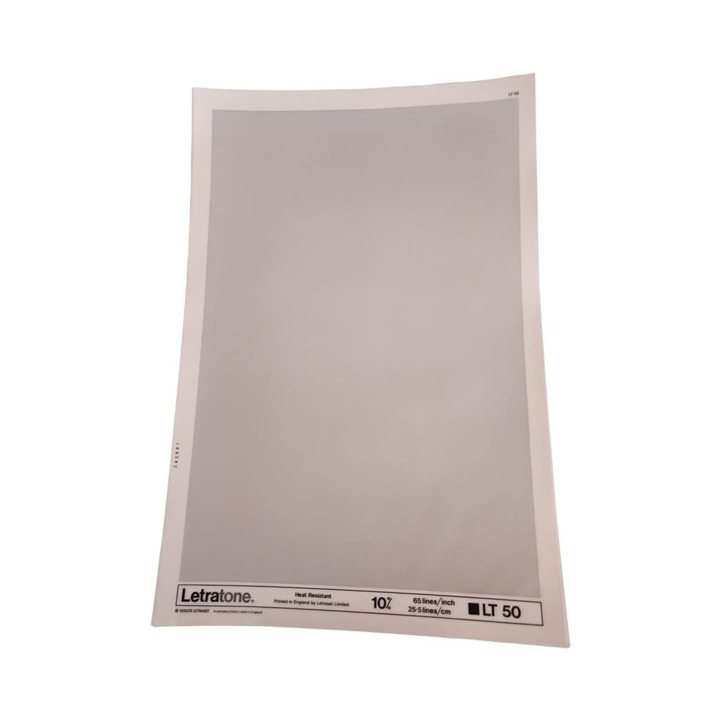 Letratone Letraset Retícula Autoadesiva Mangá 25 X 38cm  50