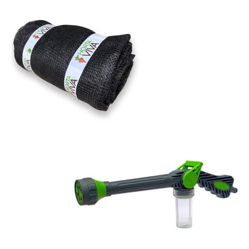 Tela Sombrite Preta 50% De Sombra - 2m X 5m + Brinde