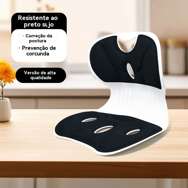 Cadeira de escritório ergonômica suporte lombar, sem fadiga após muito tempo sentado almofada de cadeira de apoio lombar