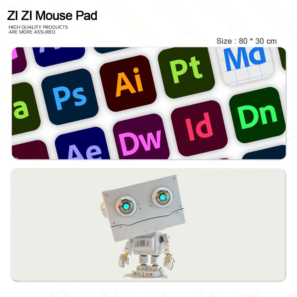 80 * 30cm Mouse Pad Anti-Lip Tapete De Mesa Grande MousePad Computador Longo DU629H1